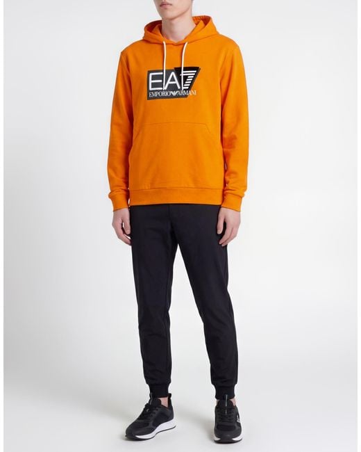 EA7 Orange Sweatshirts for men