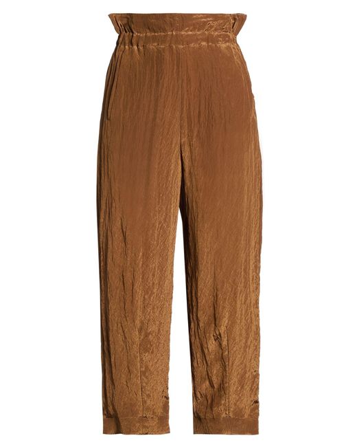 Hache Brown Pants Viscose, Polyamide