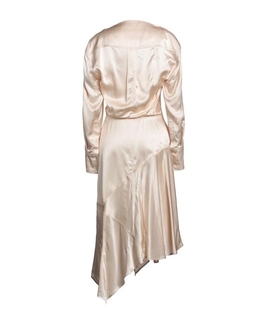 Vestido midi J.W. Anderson de color Natural