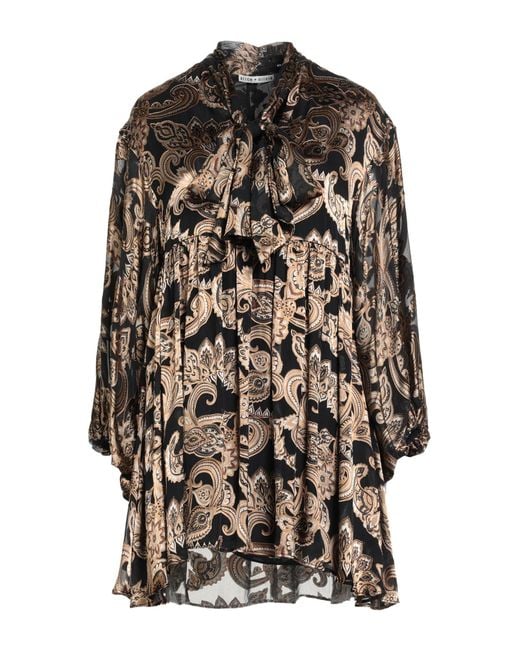 Alice + Olivia Brown Mini Dress