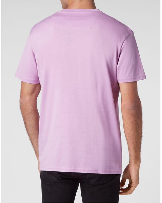 Camiseta Philipp Plein de hombre de color Pink