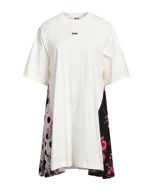 MSGM White Mini-Kleid