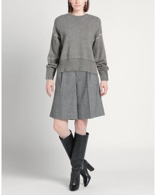 Whyci Gray Sweater Viscose, Wool, Nylon, Cashmere