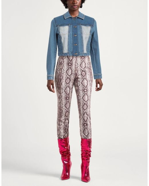 Versace Jeans Couture Blue Cotton Denim Trucker Jacket