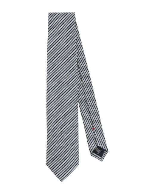 Fiorio Gray Light Ties & Bow Ties Silk for men