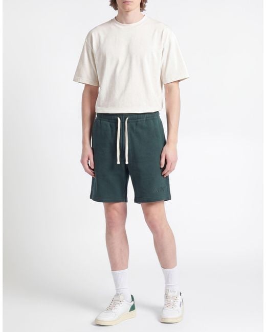 Autry Blue Deep Shorts & Bermuda Shorts Cotton for men