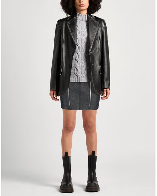 ARMANI EXCHANGE Gray Denim Skirt