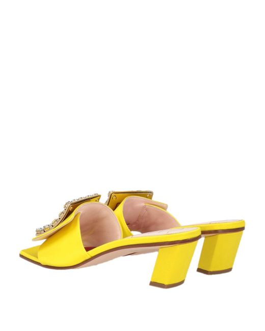 Roger Vivier Yellow Sandals
