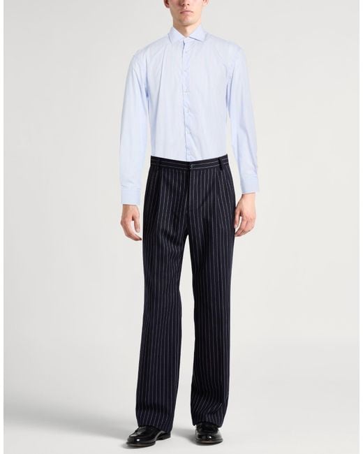 Hackett Blue Shirt Cotton for men
