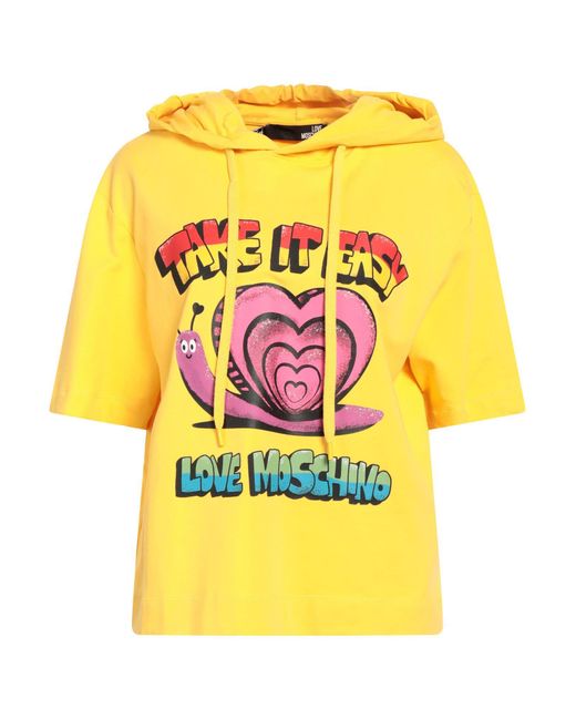 Love Moschino Yellow Sweatshirt