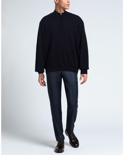 Brooksfield Blue Turtleneck for men
