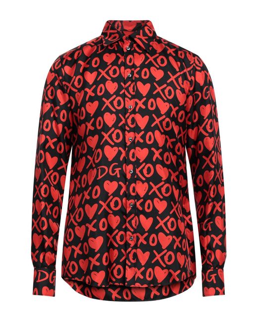 Dolce & Gabbana Hemd in Red für Herren