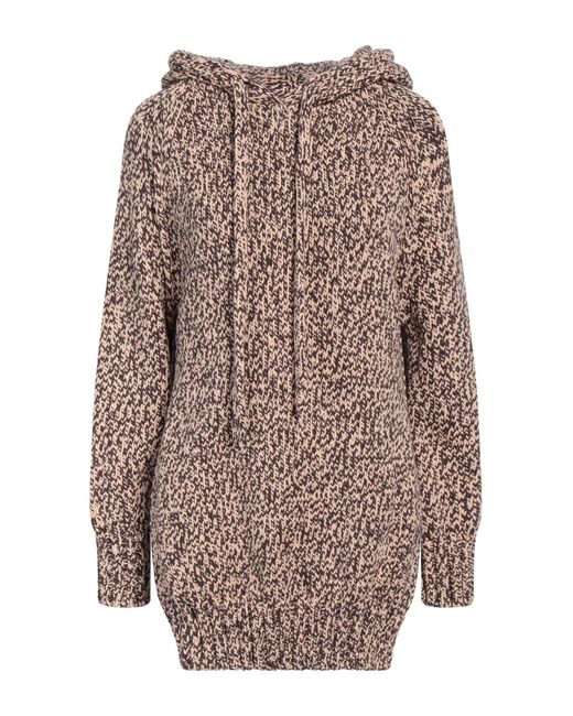 Erika Cavallini Semi Couture Brown Jumper
