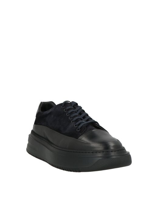 Cerruti 1881 Black Sneakers Cow Leather for men