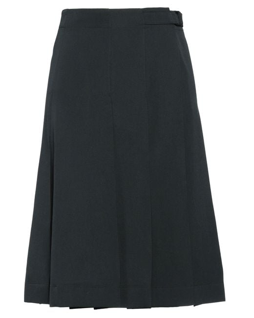 Lemaire Black Midi Skirt