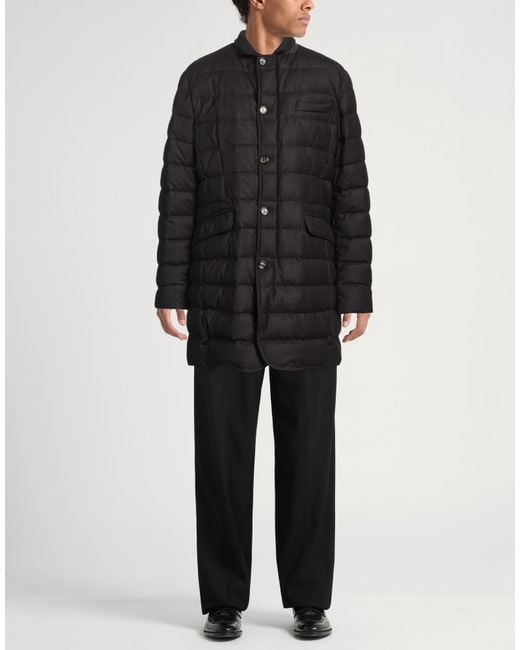 Moorer Black Puffer Virgin Wool for men
