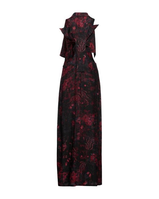 Yohji Yamamoto Purple Maxi Dress