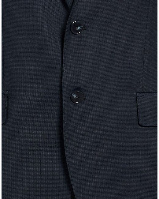 Exte Blue Midnight Blazer Wool for men
