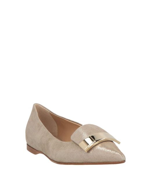 Sergio Rossi White Ballet Flats