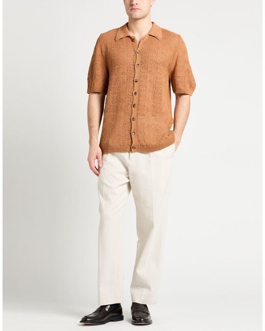 Laneus Brown Cardigan for men