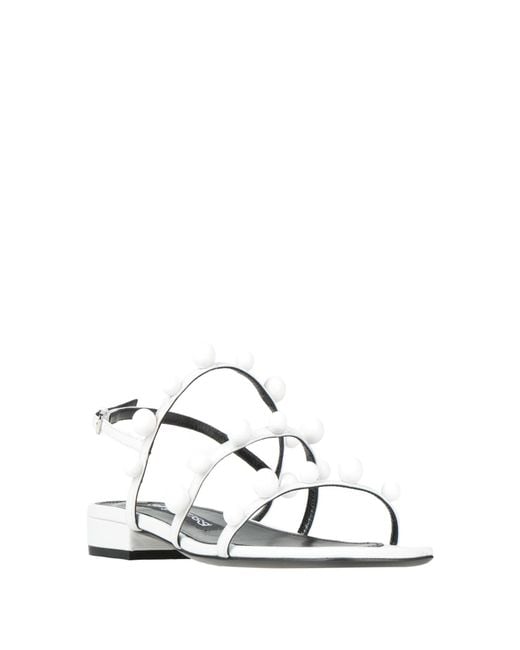 Sergio Rossi White Sandals