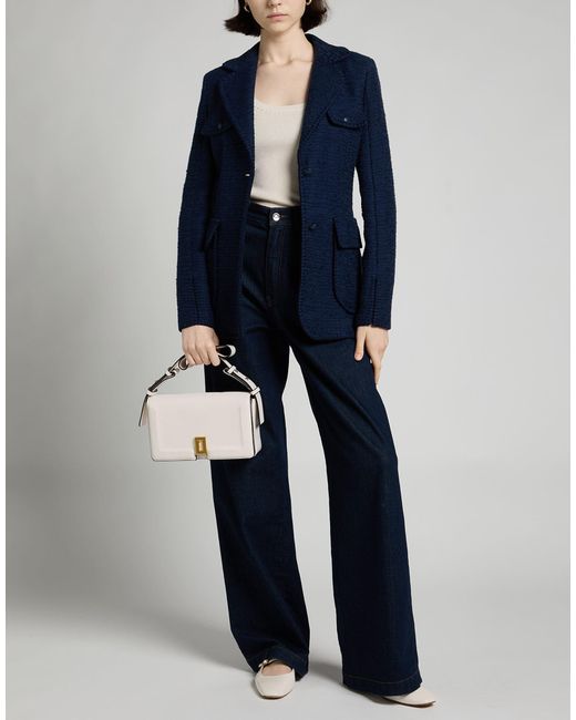 Alberta Ferretti Blue Jacket