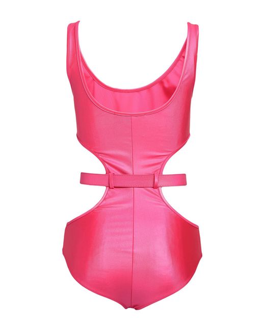 Versace Pink Bodysuit Polyamide, Elastane