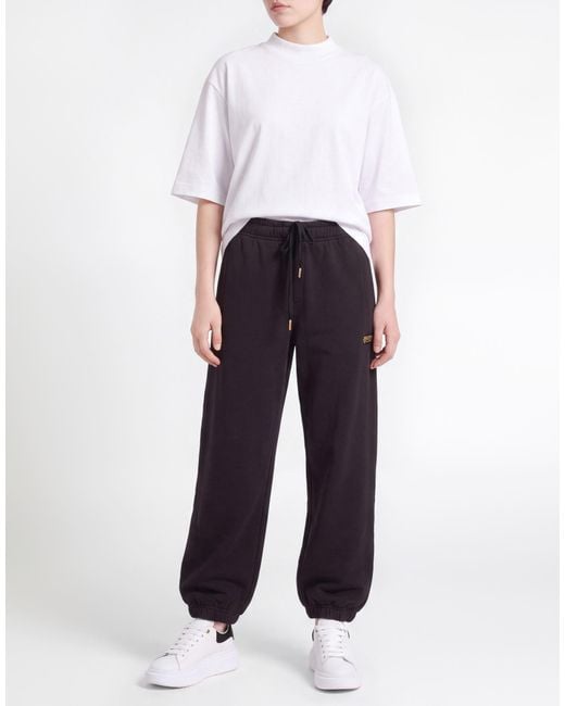 Versace Jeans Couture Black Dark Pants Cotton, Elastane