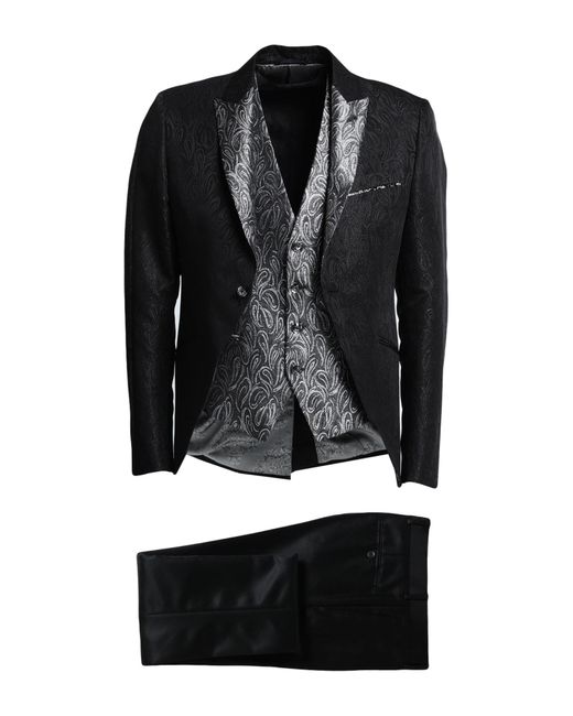 NIGHT Black Suit Acetate, Polyester, Polyamide for men