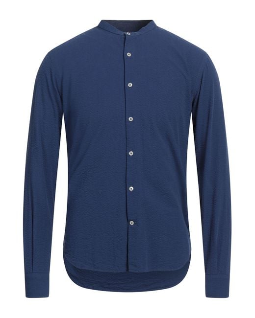 Brooksfield Blue Shirt for men