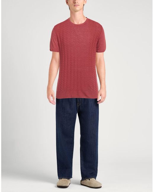 Pullover di Boglioli in Red da Uomo