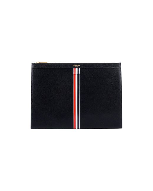 Thom Browne Black Pouch Calfskin for men