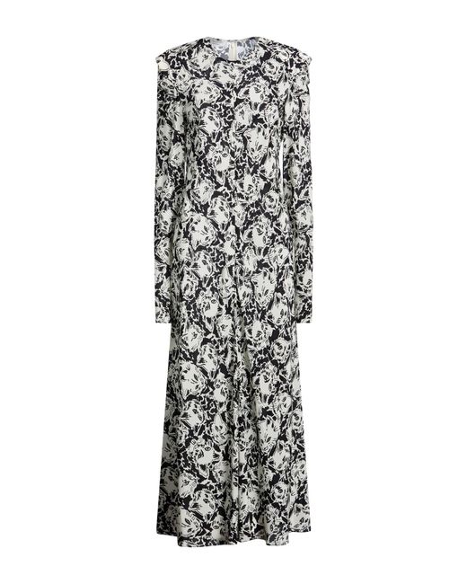 Philosophy Di Lorenzo Serafini White Maxi Dress Silk
