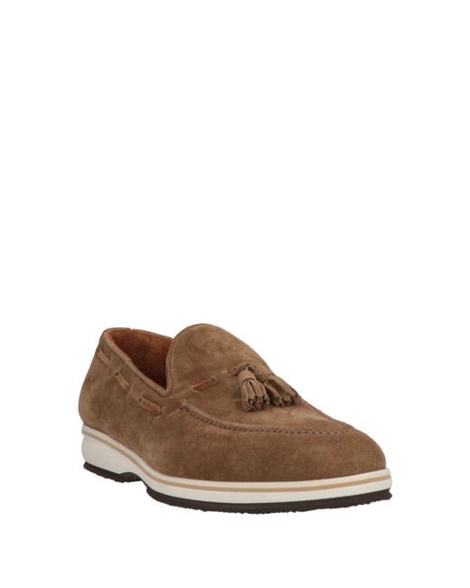 Bontoni Brown Loafers Leather for men