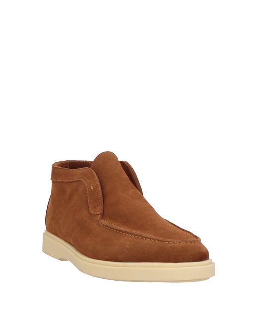 Andrea Ventura Firenze Brown Ankle Boots for men