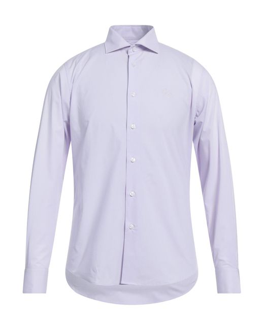 Class Roberto Cavalli Purple Shirt for men