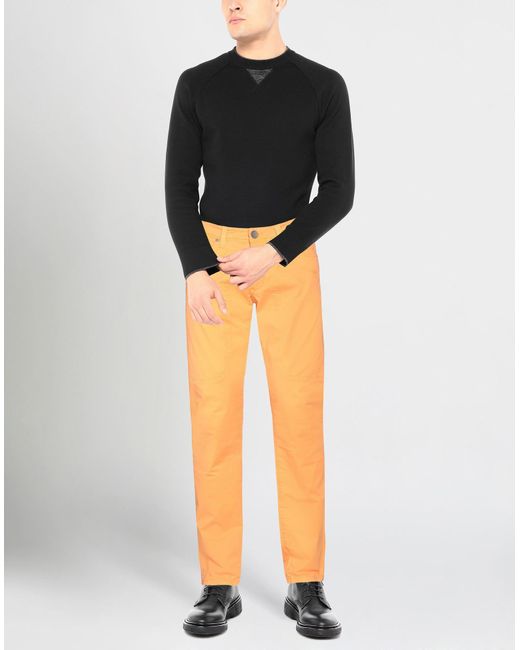 Jeckerson Orange Pants for men