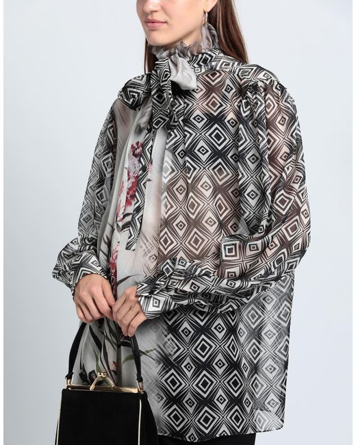 Alberta Ferretti Gray Top