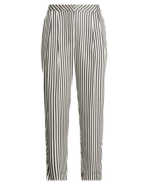 Soallure White Pants Viscose