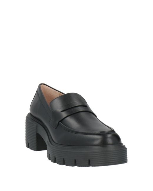 Stuart Weitzman Black Mokassin