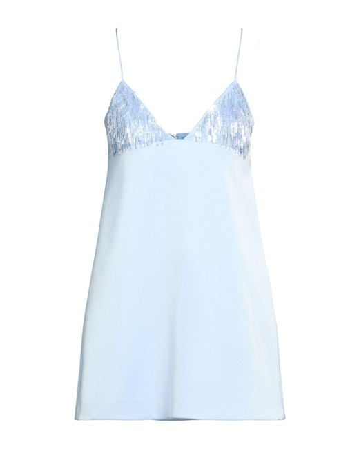 David Koma Blue Sky Mini Dress Triacetate, Polyester