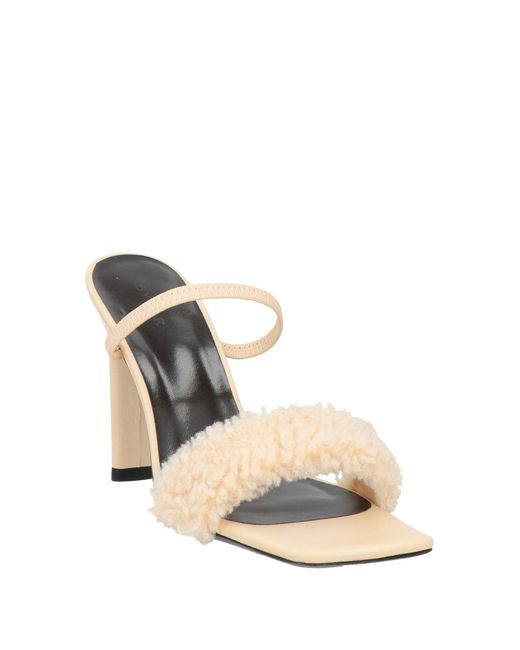 By Far Natural Sandals