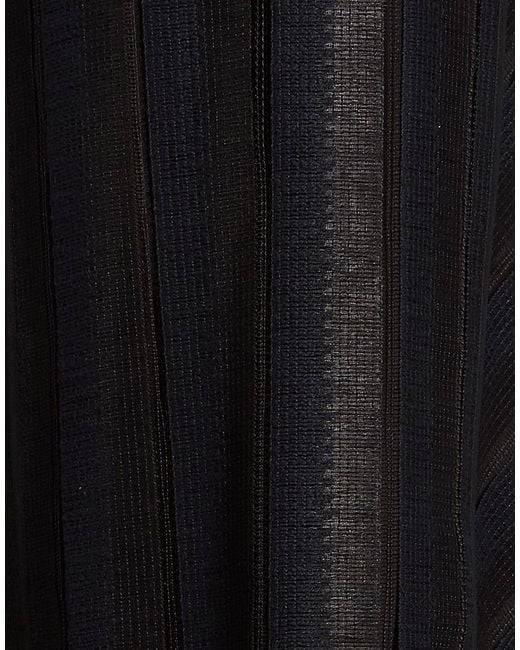 MSGM Black Mini Dress Polyamide, Cotton