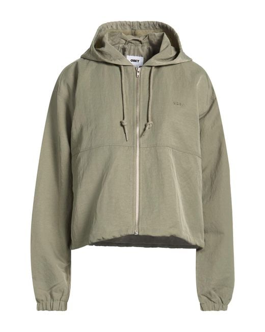 Obey Green Jacket Nylon