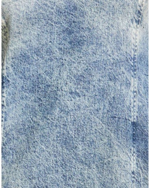 DIESEL Blue Mini Dress Lyocell