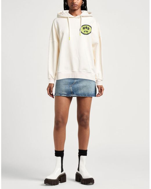 Barrow White Sweatshirt