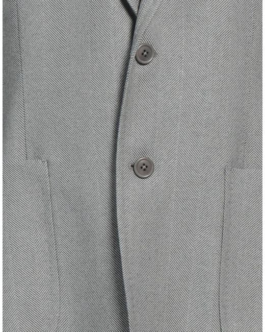 Tombolini Gray Blazer Virgin Wool, Elastane for men