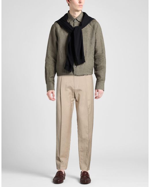 BE ABLE Natural Pants Virgin Wool, Linen for men