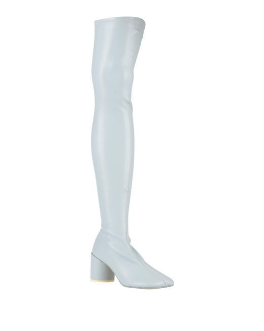Maison Margiela White Boot Textile Fibers