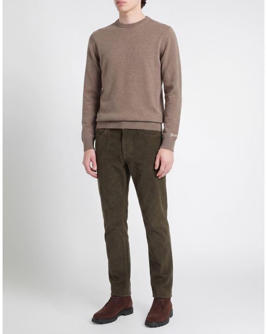 Woolrich Brown Sweater Wool for men